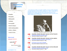 Tablet Screenshot of alexandre-tansman.com
